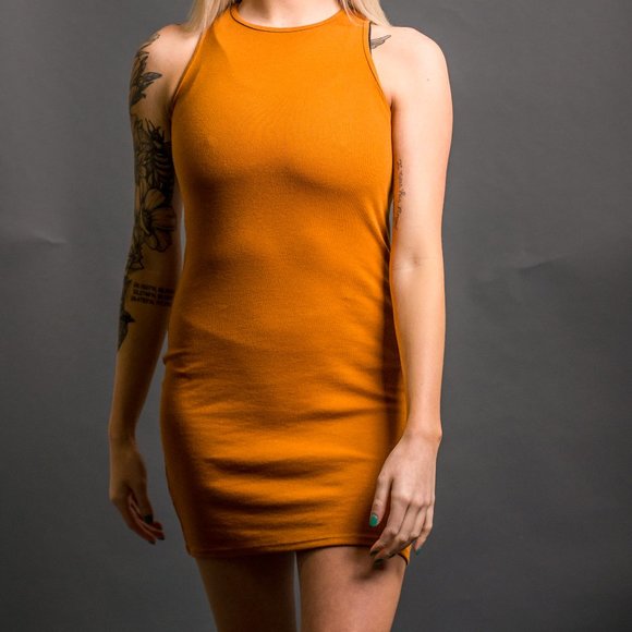 Burnt Orange Bodycon by Wild Fable - Picture 4 of 6